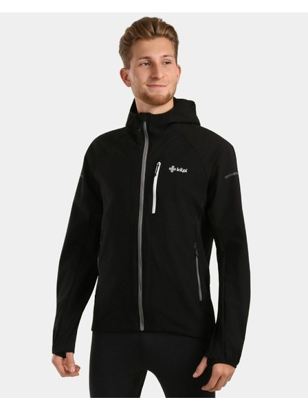 Kilpi Jachetă de alergare softshell fără membrane pentru bărbați Kilpi BALEO-M Negru