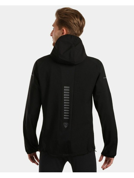 Kilpi Jachetă de alergare softshell fără membrane pentru bărbați Kilpi BALEO-M Negru