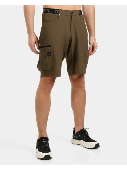 Kilpi Pantaloni scurți outdoor pentru bărbați Kilpi ASHER-M Khaki
