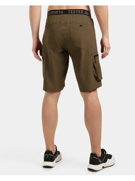 Kilpi Pantaloni scurți outdoor pentru bărbați Kilpi ASHER-M Khaki