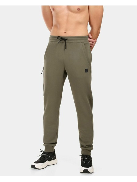 Kilpi Pantaloni de trening sportivi din bumbac pentru bărbați Kilpi MATTY-M Verde