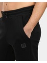 Kilpi Pantaloni de trening sport din bumbac pentru bărbați Kilpi MATTY-M Negru