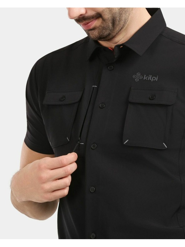 Kilpi Cămașă outdoor pentru bărbați Kilpi BOMBAY-M Negru