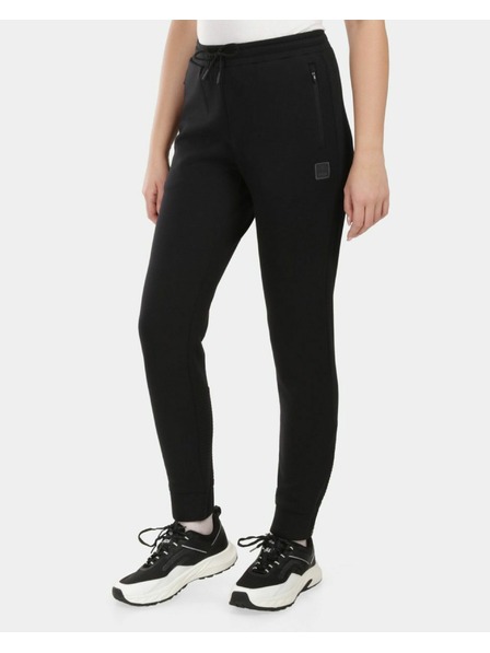 Kilpi Pantaloni de trening din bumbac pentru femei Kilpi MONTIELA-W Negru
