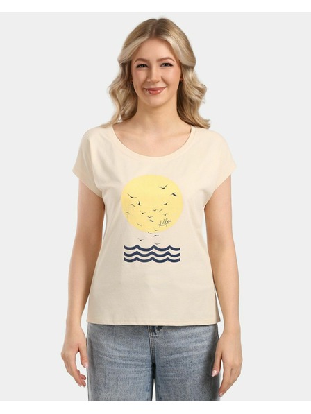 Kilpi Tricou funcțional pentru femei Kilpi ARONY-W Bej