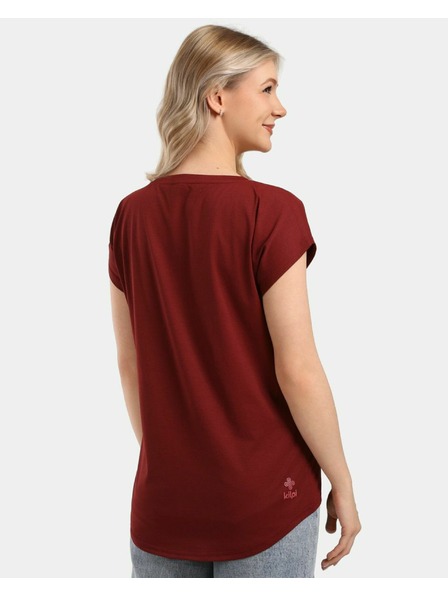 Kilpi Tricou funcțional pentru femei Kilpi ARONY-W Roșu închis