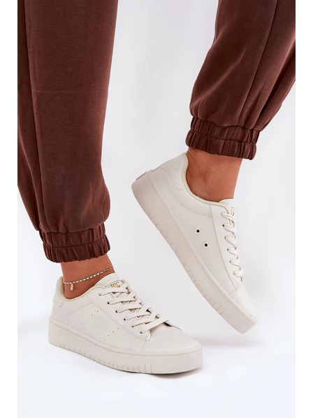 BIG STAR SHOES Adidași din piele ECO pentru femei Big Star – bej