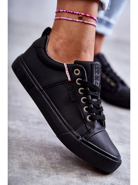 BIG STAR SHOES Adidași din piele pentru femei Big Star – negru