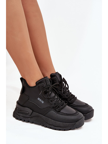 BIG STAR SHOES Pantofi sport pentru femei pe platformă Big Star – negru