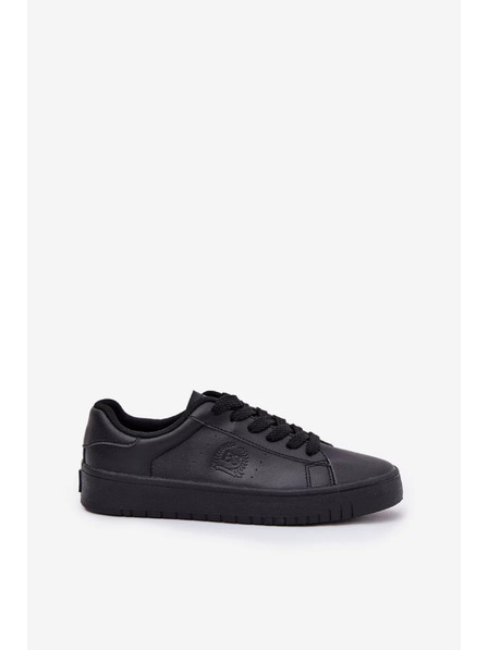 BIG STAR SHOES Adidași joni din piele ECO femeiesc Big Star – negri