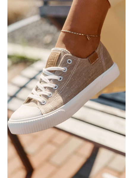 BIG STAR SHOES Adidași din țesătură femeiesc Big Star – bej
