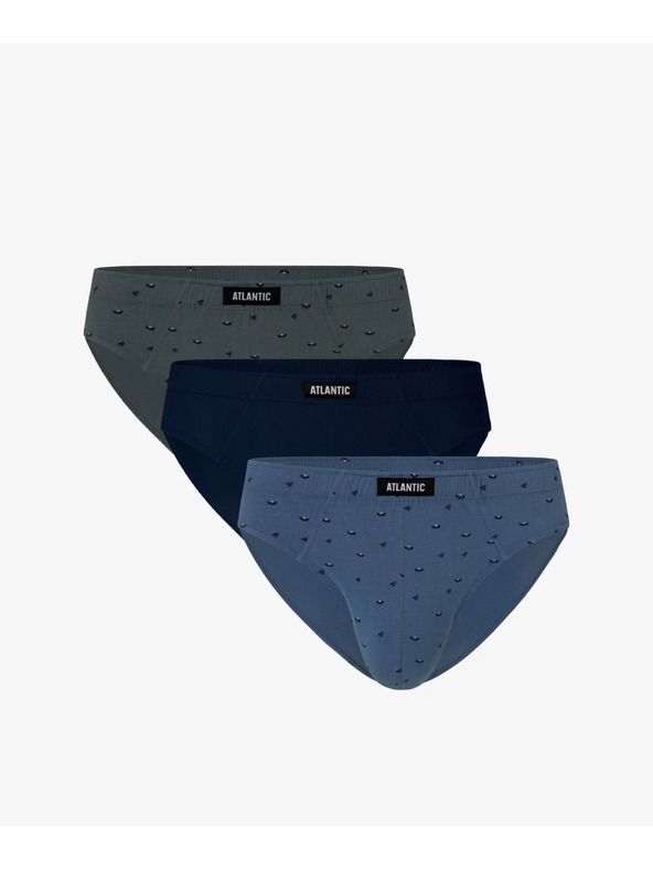 Atlantic 3-PACK Slip albastru, gri