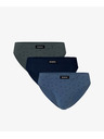 Atlantic 3-PACK Slip albastru, gri