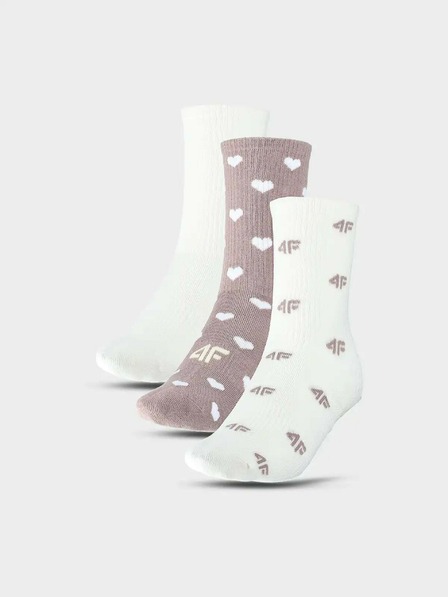 4F Șosete pentru fete 4F F394 (3pack)
