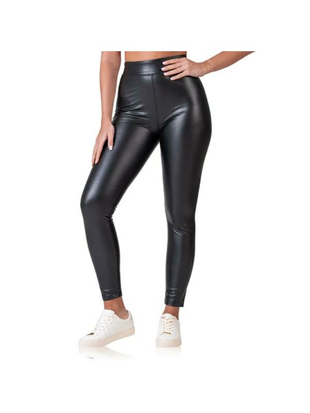Bellinda RELAX & GO LEATHEROPTIC LEGGINGS - Leggings pentru femei cu aspect de piele - negru
