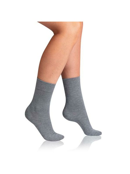 Bellinda BAMBUS LADIES COMFORT SOCKS - Șosete bambuc pentru femei - gri