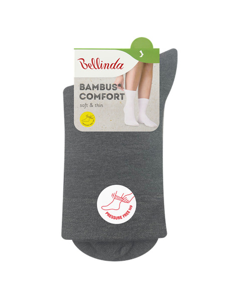 Bellinda BAMBUS LADIES COMFORT SOCKS - Șosete bambuc pentru femei - gri