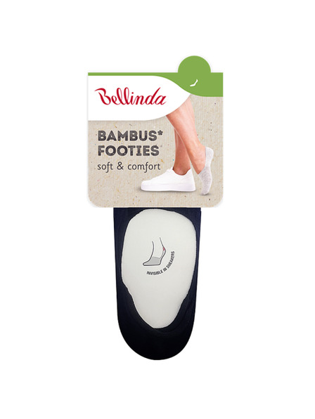 Bellinda BAMBUS FOOTIES SOCKS - Șosete bambuc foarte scurte pentru femei - negru