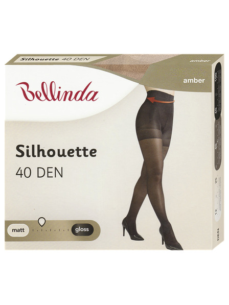 Bellinda SILHOUETTE 40 DEN - Ciorapi modelatori fără întărire la șold - amber