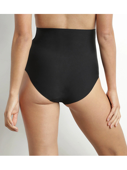 DIM DIM MID WAIST BRIEF - Chiloti modatori pentru femei cu talie înaltă - negru
