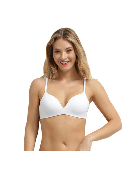 DIM DIM INVISIBLE WIRELESS PADDED BRA - Sutien pentru femei fără armătură - alb