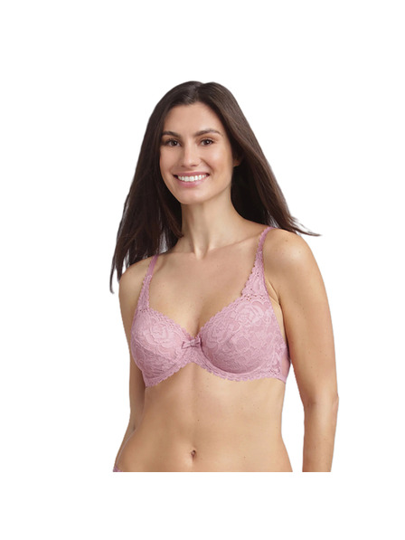 Playtex PLAYTEX RCS FLOWER ELEGANCE UNDERWIRE BRA - Sutien din dantela cu armatura pentru femei - roz