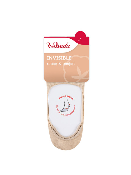 Bellinda INVISIBLE SOCKS - Șosete invizibile potrivite pentru pantofi sport - bej