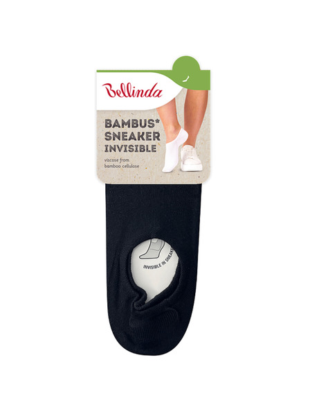Bellinda BAMBUS SNEAKER SOCKS - Șosete invizibile pentru femei - negru