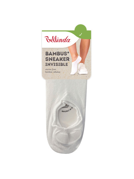 Bellinda BAMBUS SNEAKER SOCKS - Șosete invizibile pentru femei - alb
