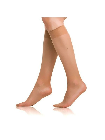 Bellinda DIE PASST KNEE-HIGHS 20 DEN - Ciorapi de dame până la genunchi mat din nylon - almond