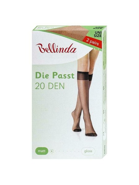 Bellinda DIE PASST KNEE-HIGHS 20 DEN - Ciorapi de dame până la genunchi mat din nylon - amber
