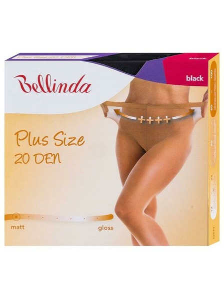 Bellinda Colanți negri Bellinda PLUS SIZE 20 DEN