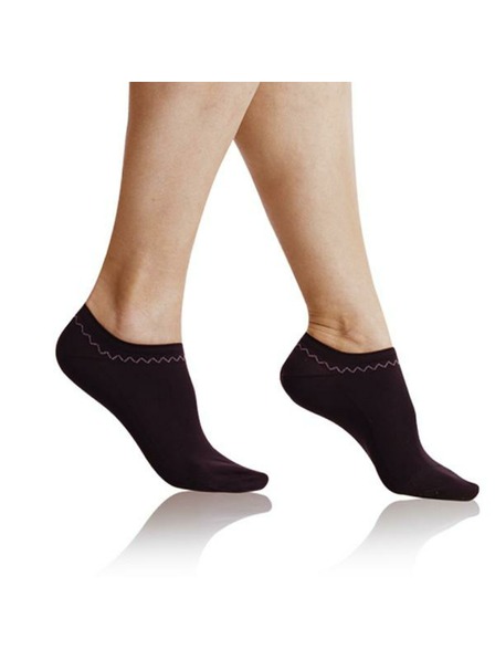 Bellinda Șosete negre Bellinda FINE IN-SHOE pentru femei