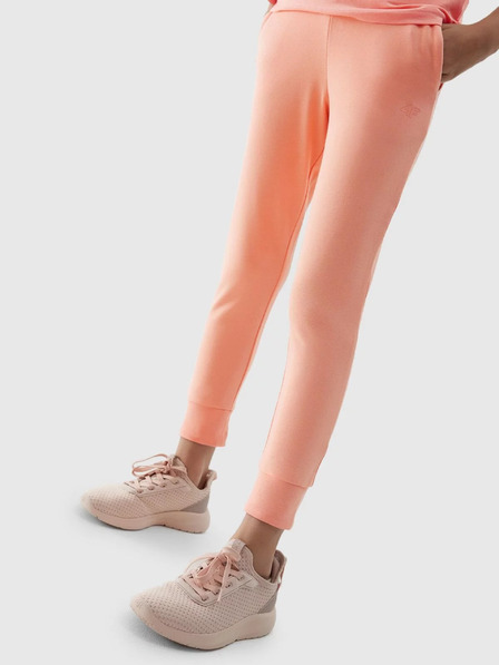 4F Pantaloni de bumbac pentru fete Sweatpants