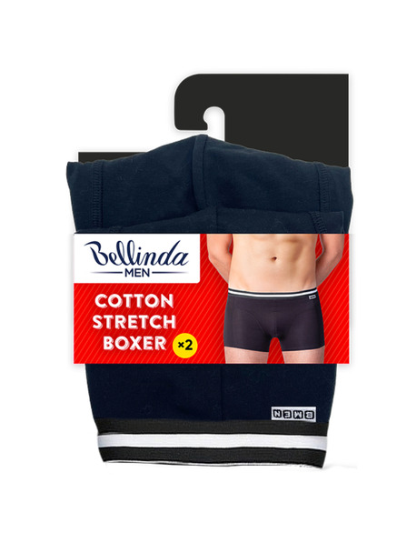 Bellinda Pachet dublu de boxeri din bumbac - Negri