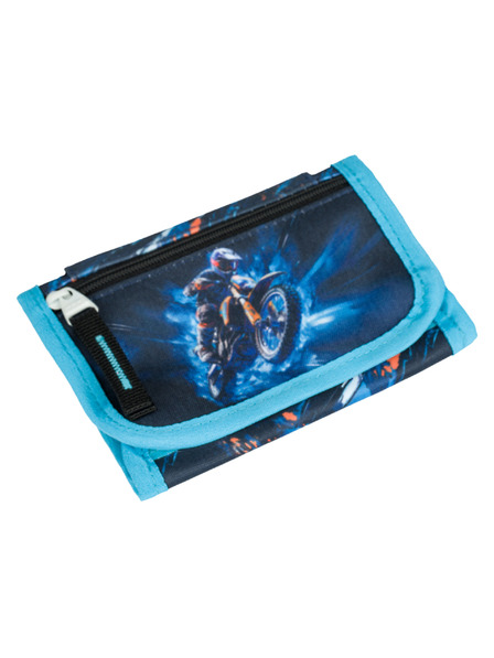 BAAGL  Blue Neck Wallet Motorbike Baagl