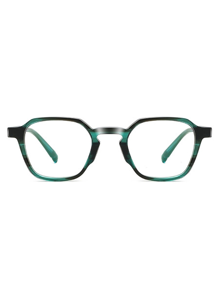 VEYREY VeyRey ochelari de soare patrati acetati Zuwn rama negru/multicolor/verde lentile transparente