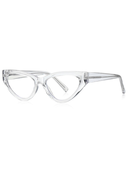 VEYREY VeyRey ochelari de soare cat-eye pentru femei cu filtru lumina albastra Sprimack rama transparenta lentile transparente