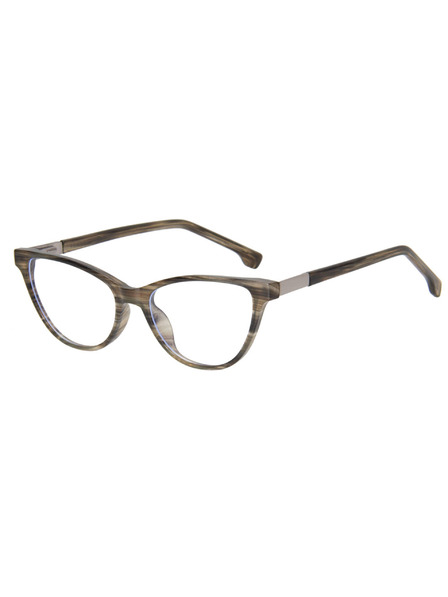 VEYREY VeyRey ochelari de soare cat-eye pentru femei cu filtru lumina albastra Micrail rama maro lentile transparente