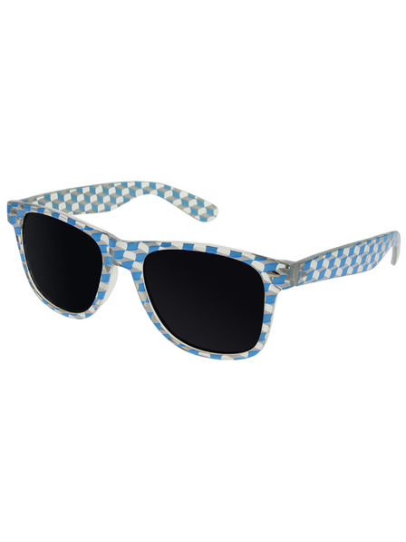 OEM OEM ochelari de soare nerd pentru femei mosaic rama galbena lentile negre
