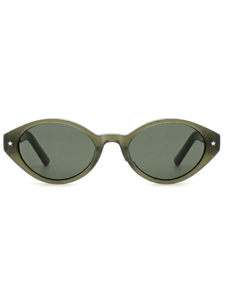 VEYREY VeyRey ochelari de soare cat-eye din acetat polarizati pentru femei Aest rama verde lentile verzi