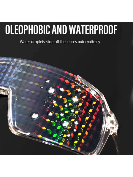 VEYREY VeyRey ochelari de soare sport Ogharod (hologram Carbon) rama transparenta lentile multicolore