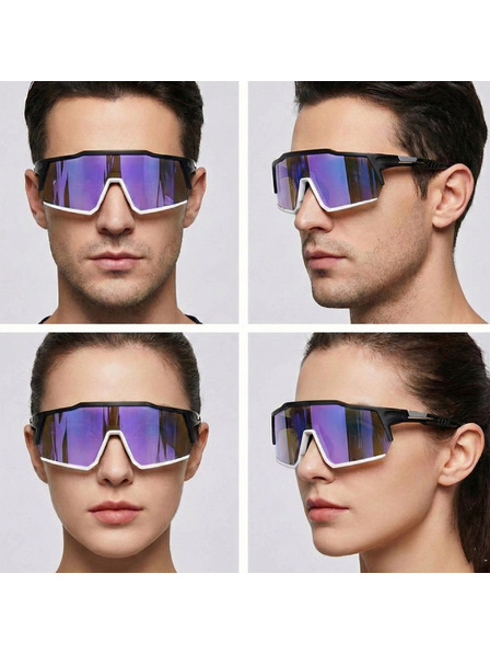 VEYREY VeyRey ochelari de soare sport Adha rama neagra lentile violet