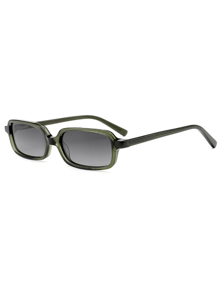 VEYREY VeyRey ochelari de soare patrati acetati Ogo rama verde lentile negre