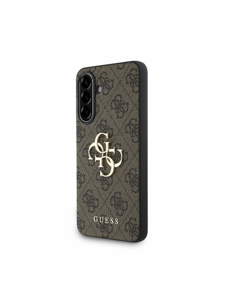 Guess Guess PU 4G Metal Logo Carcasă Spate pentru Samsung Galaxy A56 Brown