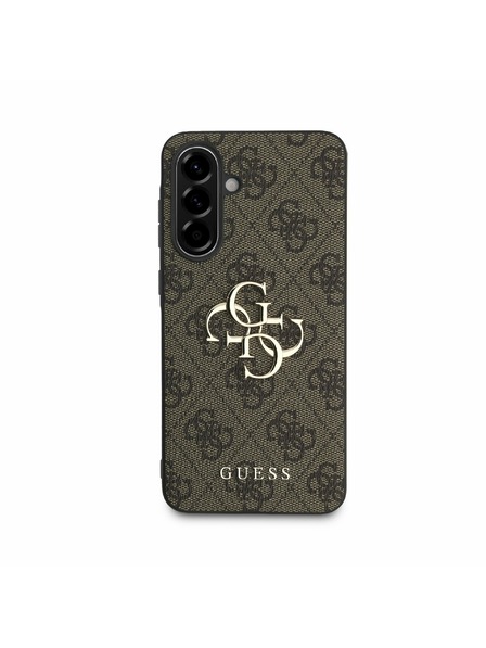 Guess Guess PU 4G Metal Logo Carcasă Spate pentru Samsung Galaxy A56 Brown
