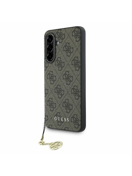 Guess Guess 4G Charm Carcasă Spate pentru Samsung Galaxy A56 Brown