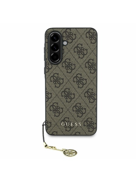 Guess Guess 4G Charm Carcasă Spate pentru Samsung Galaxy A56 Brown
