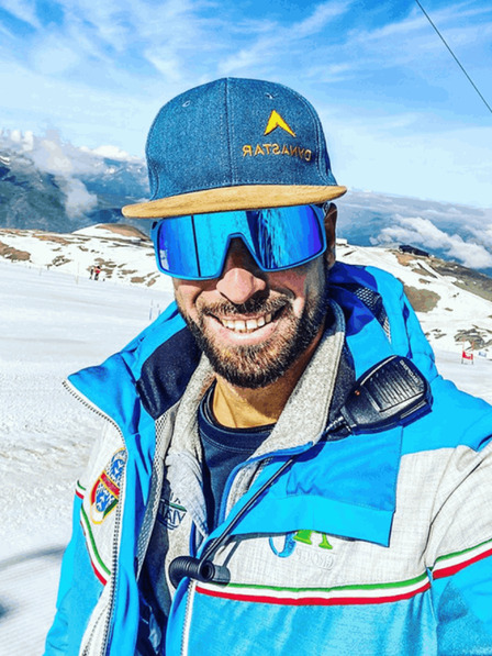 VEYREY Ochelari de soare albaștri VeyRey Truden