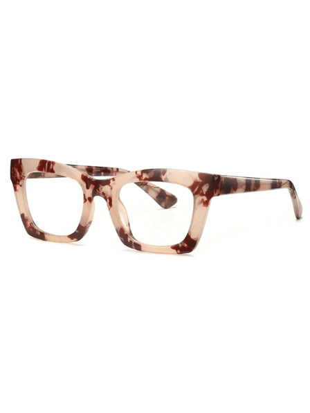 VEYREY Ochelari de soare pentru femei Beige-Brown Blue Light Blocking VeyRey Kukes